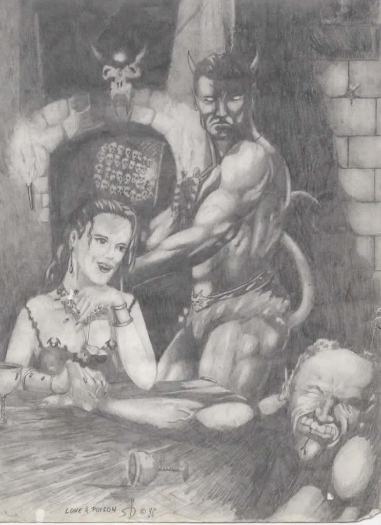 Original concept of Tongo the Red Dablo