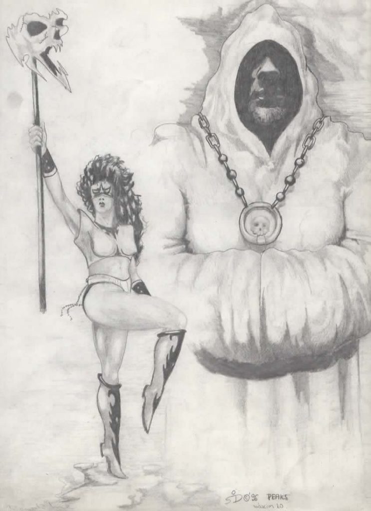 Original concept of Zee-Wulf the wizzard